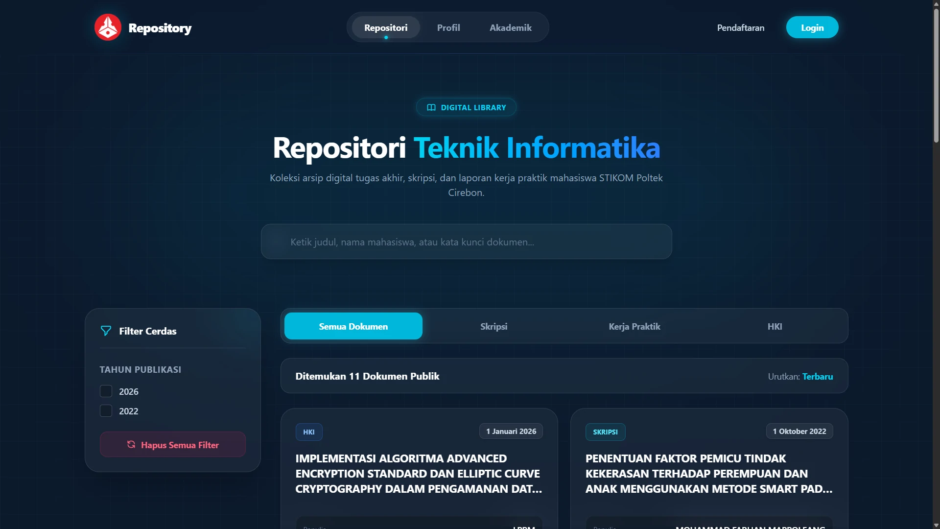 Dashboard Repository